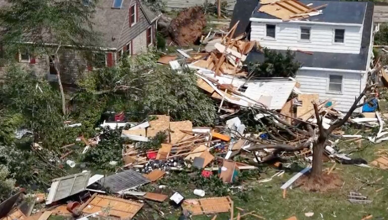 ‘Extremely dangerous’ tornado rips roofs off homes and knocks out power for thousands in northeast Wisconsin
