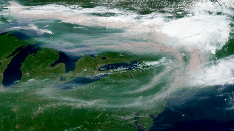 Wildfire smoke will drive poor air quality through Saturday as new plumes arrive from Canada