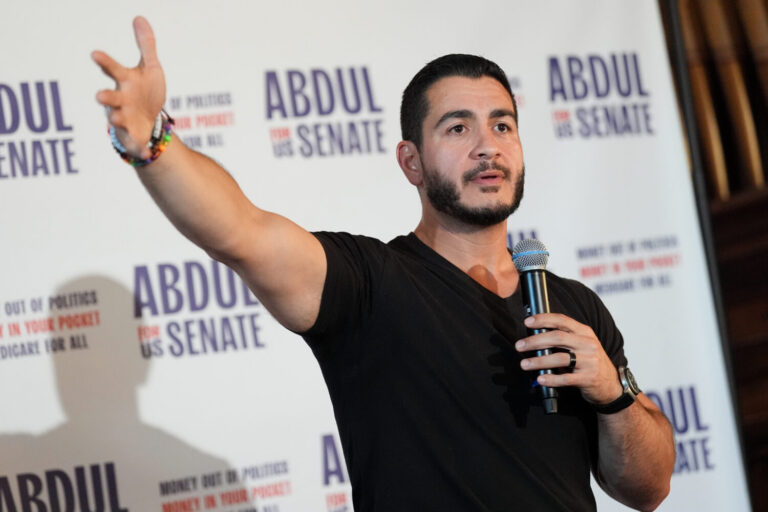 Republicans want Abdul El-Sayed to be the main character of the midterms. He’s happy to oblige