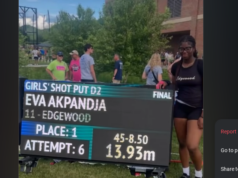 Two-time state champion Eva Akpandja is starting to believe what her coaches see