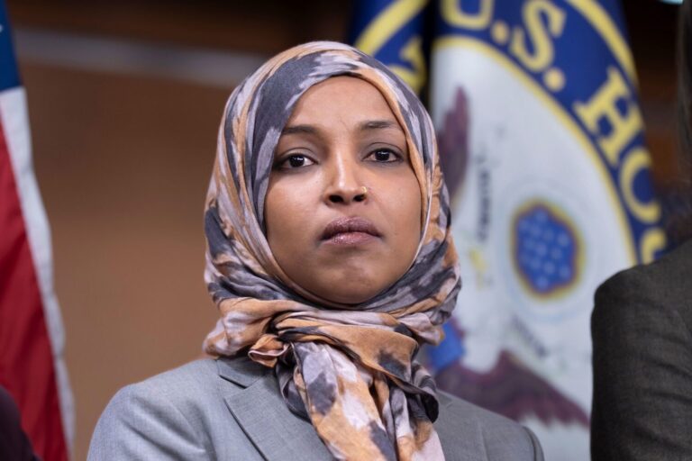 Rep. Ilhan Omar responds after federal officers search her home